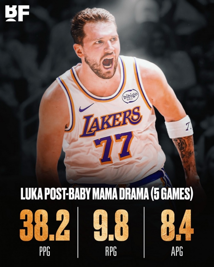 开云体育APP下载-暴走模式！与未婚妻分手以来 东契奇近5场场均轰38.2分9.8板8.4助